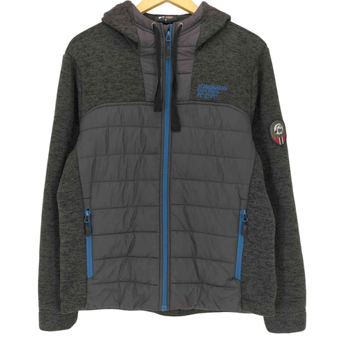 SCANDINAVIAN EXPLORER Fleece Jacket Combi Unisex ニット切替 中綿ジャケット メンズ import:M