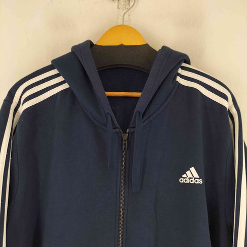 アディダス adidas スリーストライプス フルジップパーカー メンズ JPN:XXL