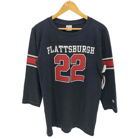 チャンピオン Champion 復刻 ランタグ PLATTSBURGH ナンバリング 22 フットボールシャツ メンズ import:XL
