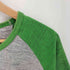 BACK DROP カラー切替 霜降り ラグランスリーブ 半袖 Tシャツ メンズ import:L