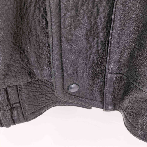 FIORENZA ジップアップレザージャケット メンズ M