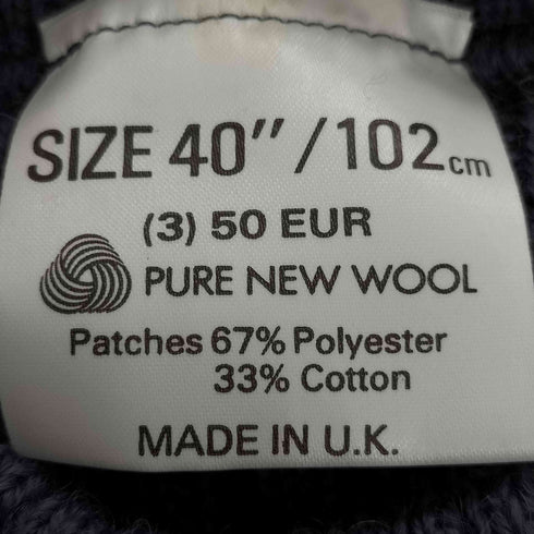ブリティッシュアーミー BRITISH ARMY 英国製 PURE NEW WOOL コマンドセーター コンバットセーター メンズ 40/102cm