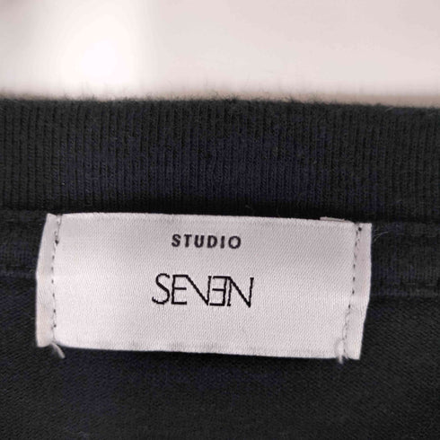 スタジオセブン STUDIO SEVEN カジュアルロゴプリントL/S Tシャツ メンズ import:M