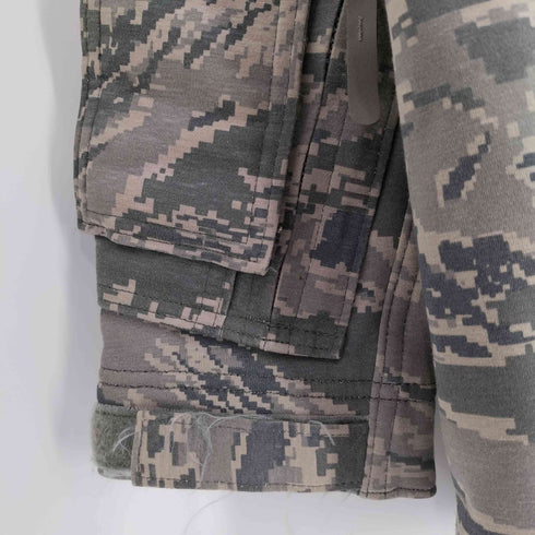 ユーエスアーミー U.S. ARMY MASSIF社 USA製 エレメントジャケット 裏地フリース デジタル タイガーストライプ カモ ミリタリージャケット メンズ import:M