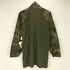 ミルテック MIL-TEC 切替 フレクターカモ 1/4 ZIP シャツ メンズ import:M