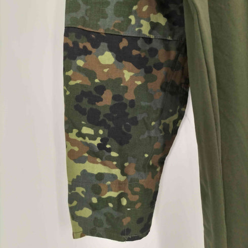 ミルテック MIL-TEC 切替 フレクターカモ 1/4 ZIP シャツ メンズ import:M