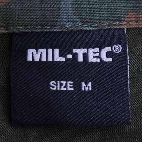 ミルテック MIL-TEC 切替 フレクターカモ 1/4 ZIP シャツ メンズ import:M