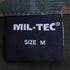 ミルテック MIL-TEC 切替 フレクターカモ 1/4 ZIP シャツ メンズ import:M