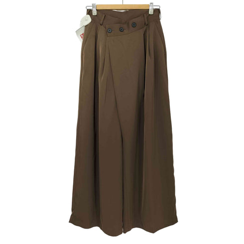 レイビームス Ray BEAMS 24SS RBS アシンメトリー ベルト ラップパンツ レディース JPN:1