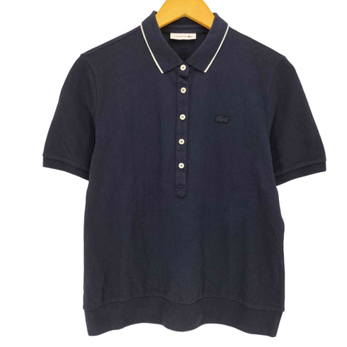 ラコステ LACOSTE 裾リブ付き半袖ポロシャツ レディース EUR:38