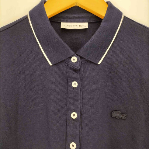 ラコステ LACOSTE 裾リブ付き半袖ポロシャツ レディース EUR:38