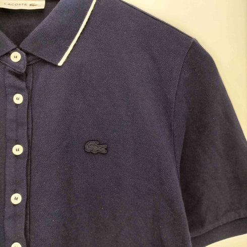 ラコステ LACOSTE 裾リブ付き半袖ポロシャツ レディース EUR:38