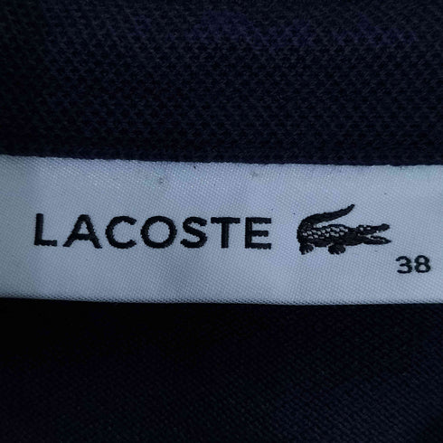 ラコステ LACOSTE 裾リブ付き半袖ポロシャツ レディース EUR:38