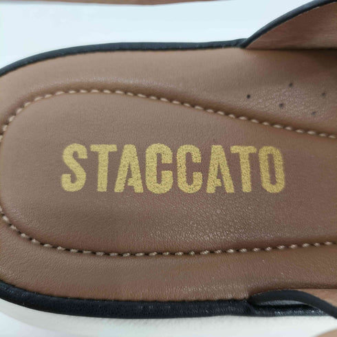 スタッカート STACCATO グリッター コンビクラウドル ライトサンダル レディース