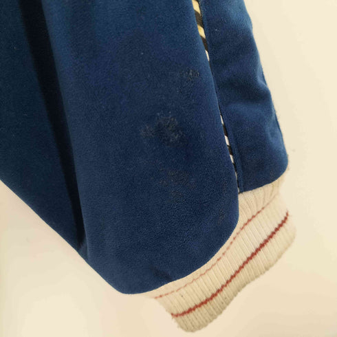 ヒューストン HOUSTON 虎 トラ タイガー TIGER 両面 刺繍 別珍 ベロア ベルベット スーベニア ジャケット スカジャン IDEAL ジップ メンズ import:XL