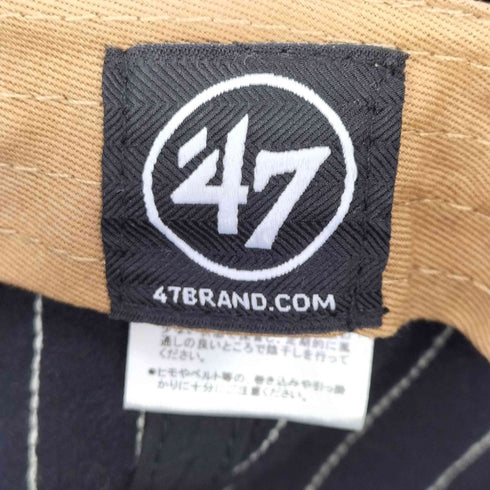 フォーティーセブン ’47 CLEAN UP ベースボール キャップ Wool Pinstripe ウールピンストライプ メンズ