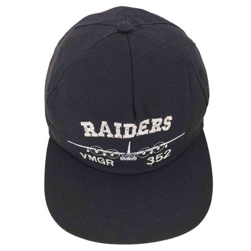 AADCO 90s USA製 RAIDERS VMGR 352 刺繍 アメリカ海兵隊 トラッカーキャップ メンズ