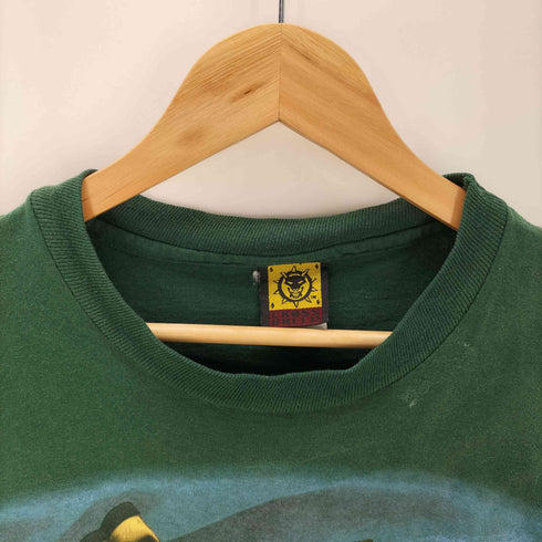 CROSS BREED 90-00S OLD ボディ USA製 スケート キャラクター プリント L/S カットソー ロンT SK8 メンズ import:L