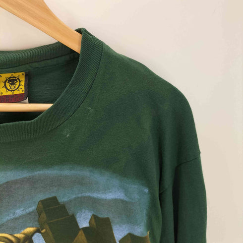 CROSS BREED 90-00S OLD ボディ USA製 スケート キャラクター プリント L/S カットソー ロンT SK8 メンズ import:L