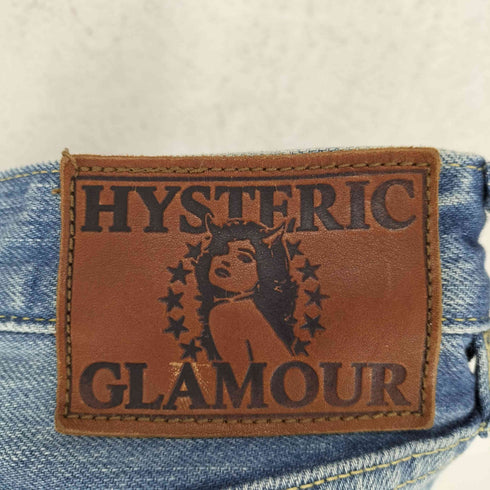 ヒステリックグラマー HYSTERIC GLAMOUR CPR加工デニム スリムストレートパンツ レディース 30