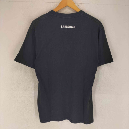 ポートアンドカンパニー PORT and COMPANY Galaxy S10 ロゴプリント クルーネック 半袖Tシャツ メンズ M