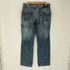 アルマーニジーンズ ARMANI JEANS 90-00S OLD 立体裁断 3Dカット ワイドレッグ ブッシュ デニム パンツ Y2K メンズ 31