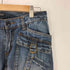 アルマーニジーンズ ARMANI JEANS 90-00S OLD 立体裁断 3Dカット ワイドレッグ ブッシュ デニム パンツ Y2K メンズ 31