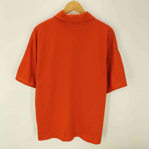 rewardiffound ハート パネル ライン S/S メッシュ ポロ シャツ メンズ import:S