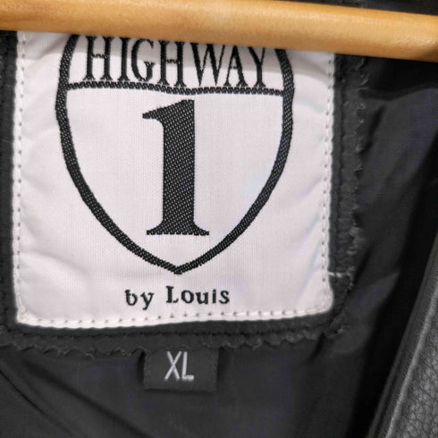 real leather HIGHWAY ONE 本革ベスト メンズ import:XL