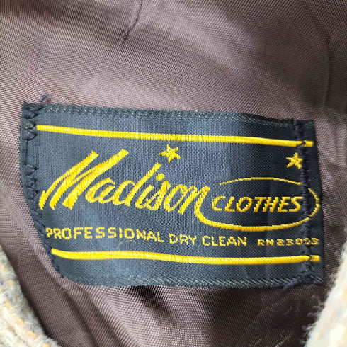 MADISON CLOTHES ツイード テーラードジャケット メンズ