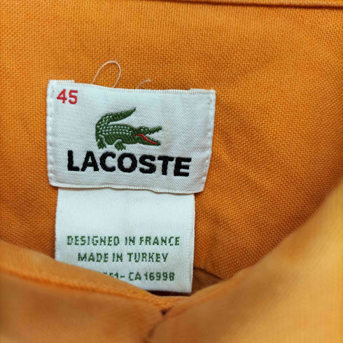 ラコステ LACOSTE ワニ刺繍 ボタンダウンシャツ メンズ 45