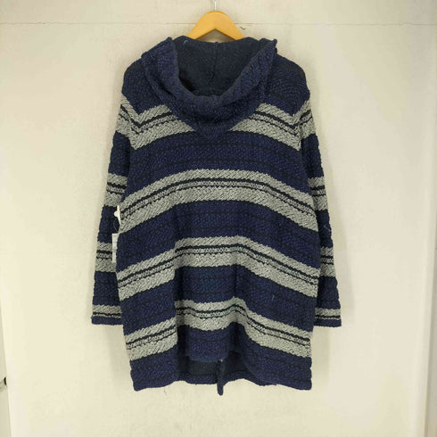 チャップス CHAPS 90S-00S トグルボタン ボーダー柄 フーデッド カーディガン メンズ 1X