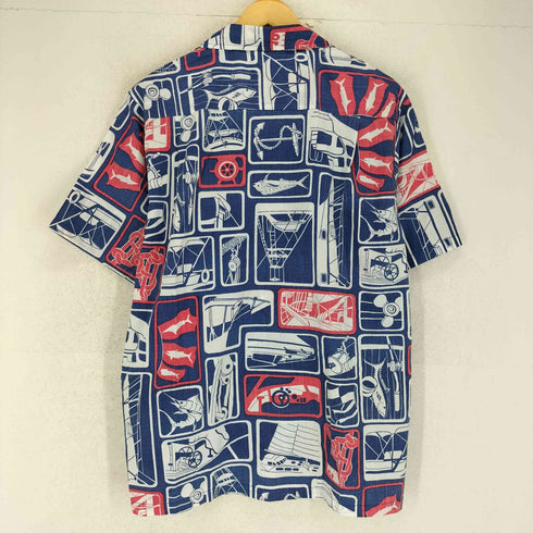 HAWAIIAN FLAVOR 総柄 アロハシャツ メンズ JPN:L