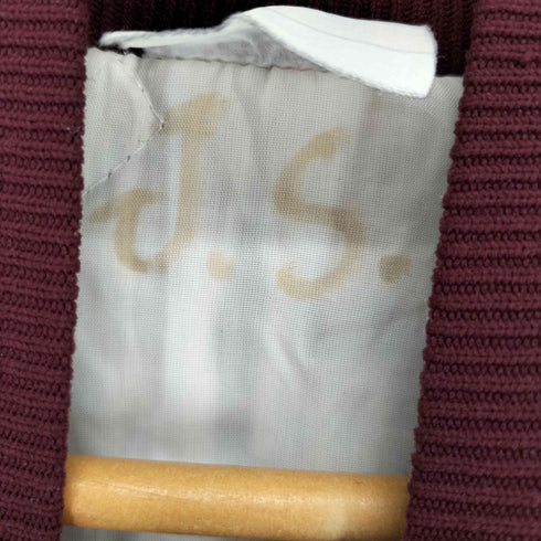 サテン ワッペン付き スタジャン メンズ