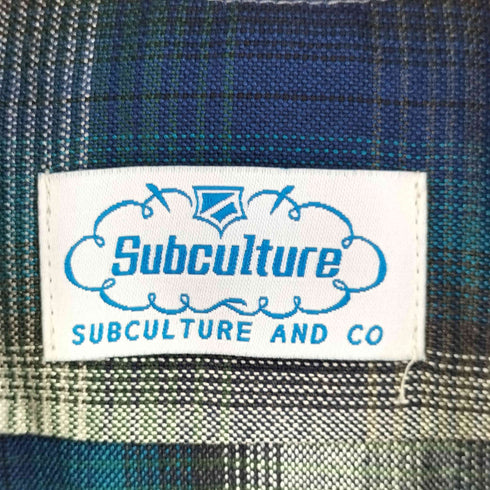 SC(Subculture) SHADOW FADE RAYON SHIRT メンズ JPN:1