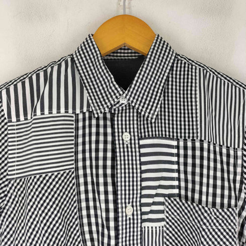 コムデギャルソンオム COMME des GARCONS HOMME パッチワークデザイン S/S シャツ メンズ JPN:XS