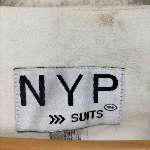 NYP 装飾デザイン ノーカラージャケット レディース