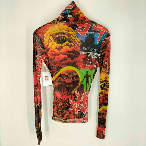 LU'U DAN ルーダン 総柄 和柄 タートルネック トップス セカンドスキン メンズ import:XS