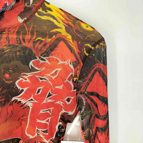 LU'U DAN ルーダン 総柄 和柄 タートルネック トップス セカンドスキン メンズ import:XS