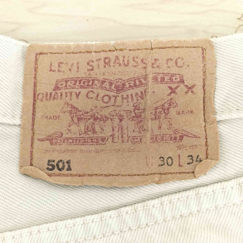 リーバイス Levis 90S 96年製 501 247刻印 ボタンフライ デニムパンツ メンズ W30 L34