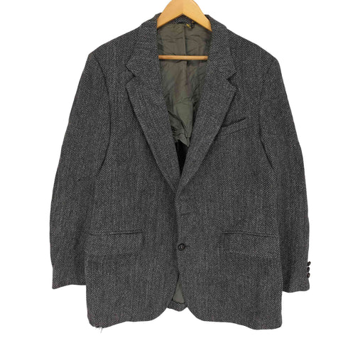 ハリスツイード Harris Tweed USA製 クルミボタン ツイード テーラードジャケット メンズ
