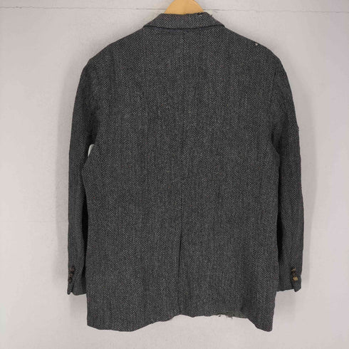 ハリスツイード Harris Tweed USA製 クルミボタン ツイード テーラードジャケット メンズ