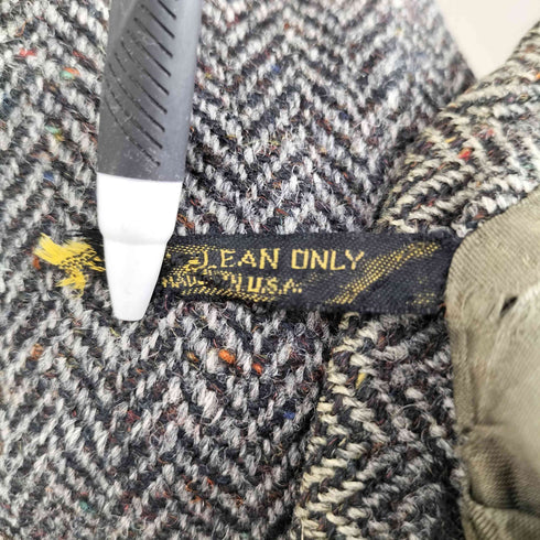 ハリスツイード Harris Tweed USA製 クルミボタン ツイード テーラードジャケット メンズ