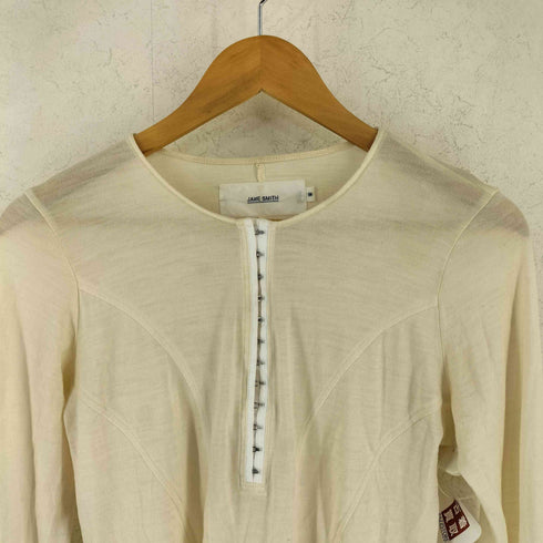 ジェーンスミス JANE SMITH ウール ホックデザイン カットソー レディース 38