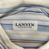 ランバン LANVIN コットン リネン ストライプシャツ メンズ