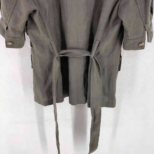 プラージュ PLAGE LINEN safari ジャケット レディース 38