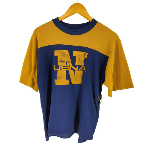 アーテックス ARTEX 70s USNA プリント Tシャツ メンズ M
