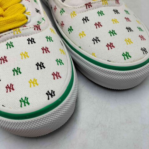 エムエルビー MLB ベースボールチーム刺繍 ローカット スニーカー レディース JPN:23