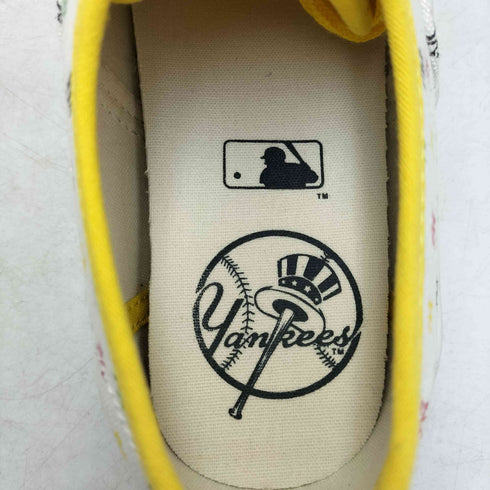 エムエルビー MLB ベースボールチーム刺繍 ローカット スニーカー レディース JPN:23