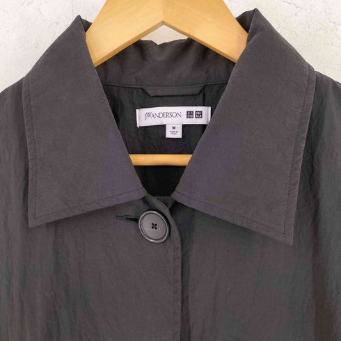 ユニクロジェイダブリューアンダーソン UNIQLO JW ANDERSON ナイロンステンカラー ロングコート レディース M